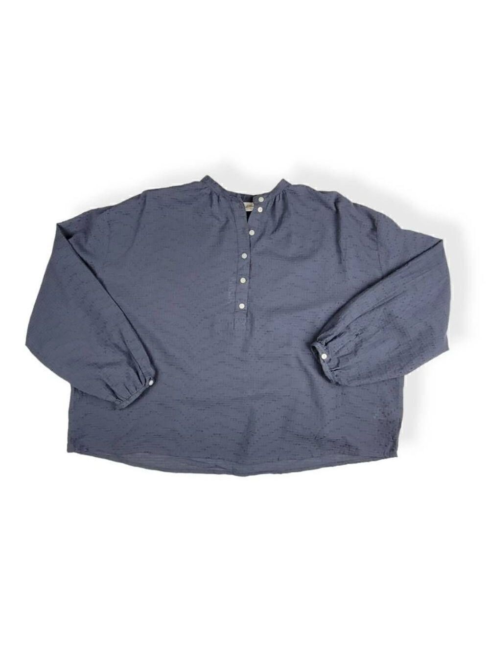 Universal Thread Long Sleeve Half Button Blouse Small
